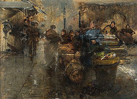 Market scene