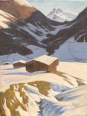 Snow melting, 1922