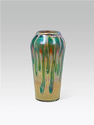 Vase, Johann Lötz Witwe, Klostermühle, 1900