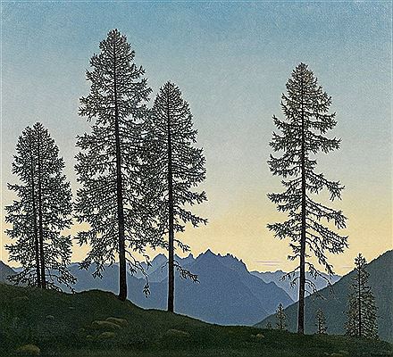 The Lienz Dolomites from east, c. 1930-35