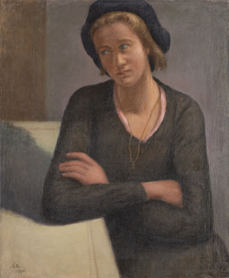 "Ragazza con basco" 1936