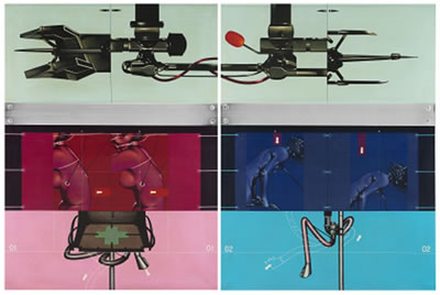 A breathing machine H1 (diptych)