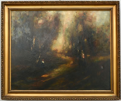 Figura nel bosco