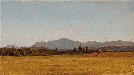A Summer Landscape - Perhaps Hudson River Valley or New Hampshire - circa 1875