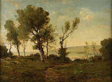 Shoreline Barbizon Summer Landscape