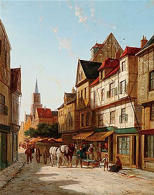 Street Scene - Rouen