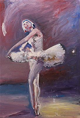 Ballerina by Darrell L Anderson - Auction record, sale price, and art valuation. Compare with similar artists and explore comparable artworks.
