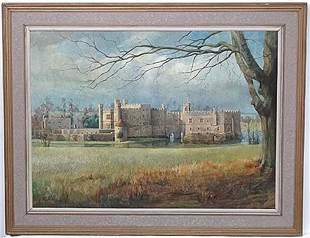 Leeds Castle ,Kent by Roger Remington - Auction record, sale price, and art valuation. Compare with similar artists and explore comparable artworks.