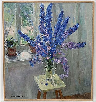 "Delphiniums"