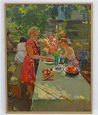 The midday shadows