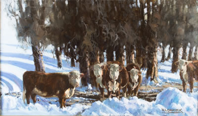 Waiting for the Haywagon