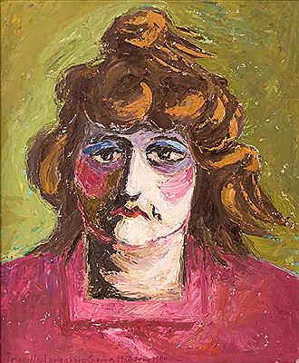 Face of a sad woman