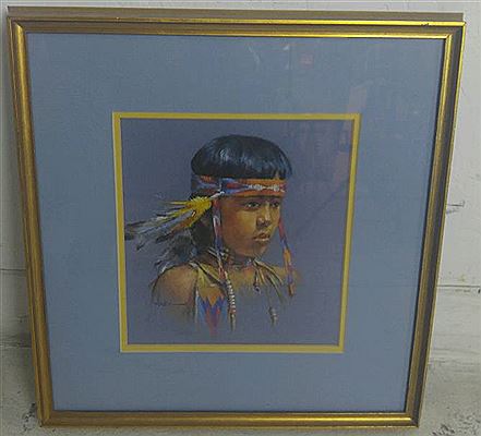Native Child by Carolyn Anderson - Auction record, sale price, and art valuation. Compare with similar artists and explore comparable artworks.