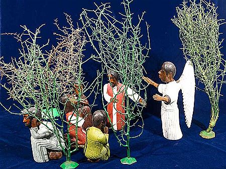 Sermon Under Trees - Luke 22 by Johannes Mashego Segogela - Auction record, sale price, and art valuation. Compare with similar artists and explore comparable artworks.