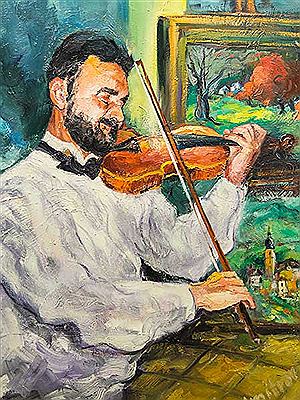 Violinist by Branko Dimitrov - Auction record, sale price, and art valuation. Compare with similar artists and explore comparable artworks.