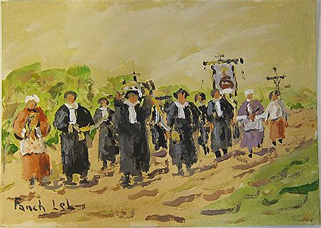 Procession du pardon de Saint-Yves à Tréguier, les avocats