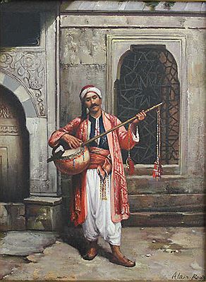 "Musicien oriental" by Alain Roux - Auction record, sale price, and art valuation. Compare with similar artists and explore comparable artworks.