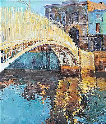 'HALFPENNY BRIDGE, DUBLIN'