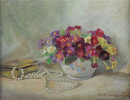 'BOWL OF FLOWERS' by EB MacDonald - Auction record, sale price, and art valuation. Compare with similar artists and explore comparable artworks.