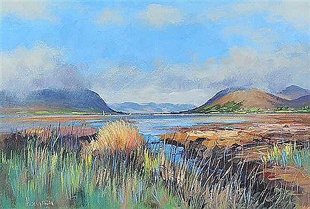 ACROSS CARLINGFORD LOUGH AT MILL BAY by Anthony Loughran - Auction record, sale price, and art valuation. Compare with similar artists and explore comparable artworks.
