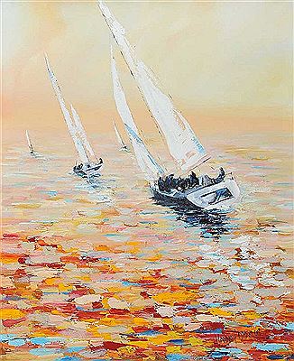 YACHTING BY SUNSET