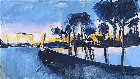 SETTING SUN, COUNTY DOWN by Lisa Ballard - Auction record, sale price, and art valuation. Compare with similar artists and explore comparable artworks.