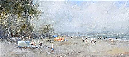 ON THE BEACH AT RATHMULLAN