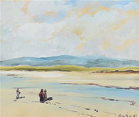 MUSSEL GATHERING, COUNTY DONEGAL