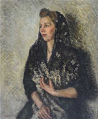 LADY IN A BLACK SHAWL