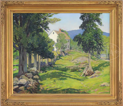 "THE HOUSE IN THE HILLS" by James McManus - Auction record, sale price, and art valuation. Compare with similar artists and explore comparable artworks.