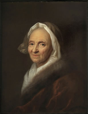 Portrait of an old lady