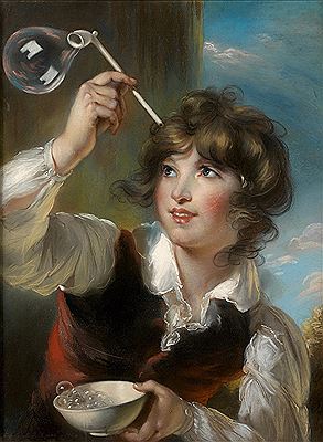 L’enfant aux bulles de savon dit aussi William Russell à l’âge de dix ans