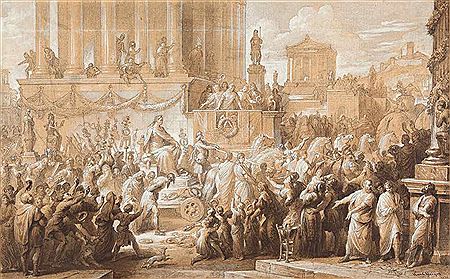 Triumphaler Einzug eines römischen Imperators