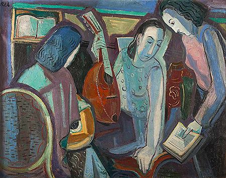 "Alte Musik" by Rolf Muller-Landau - Auction record, sale price, and art valuation. Compare with similar artists and explore comparable artworks.