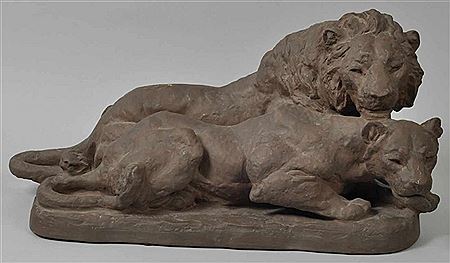 Großes Löwenpaar, Ausführung Staatl by Lilli Hummel-Konig - Auction record, sale price, and art valuation. Compare with similar artists and explore comparable artworks.