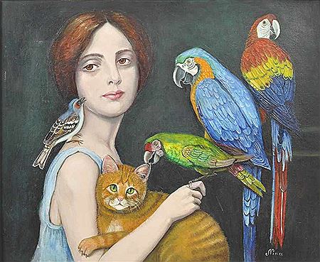 Sample artwork by Nina von Bistram (Born 1918), known for painting - View similar artists and auction records
