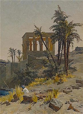 Temple de Philae, 1885.