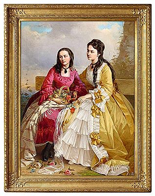 Sample artwork by Gyorgy Vastagh (1834 - 1922), known for portrait painting, altarpieces, and ceiling frescoes - View similar artists and auction records