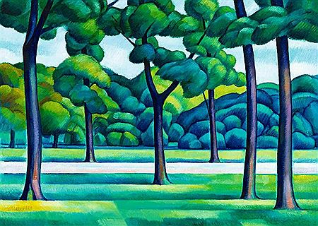 Trees in the Park (City Park), c. 1912