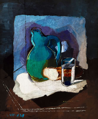 Sample artwork by Lancelot Ney (1900 - 1965), known for caricature, still life, city scene and portrait painting, graphics, etching, drawing - View similar artists and auction records