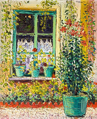 Window with Flowers, 1922