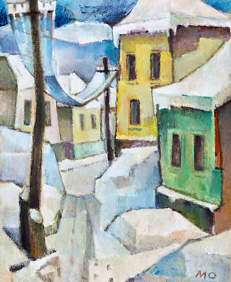 Town in the Winter by Sandor Mohi - Auction record, sale price, and art valuation. Compare with similar artists and explore comparable artworks.