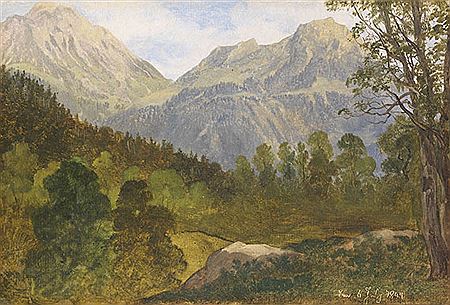 Blick auf das Hohe Brett und den Jenner am Königsee