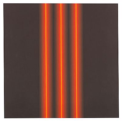 Sample artwork by Axel Dick (1935 - 2006), known for light art and geometric abstract painting - View similar artists and auction records