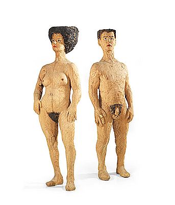 Sample artwork by Stephan Balkenhol (Born 1957), known for figure and portrait painting, drawing and sculpture - View similar artists and auction records