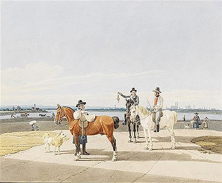 Reiter vor München, 1830