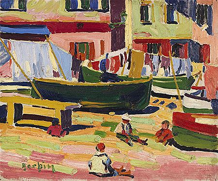 Le vieux port de Bastia, 1907
