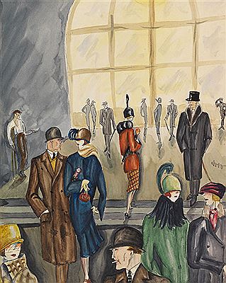 Straßenszene, Wohl 1920