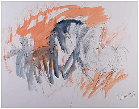 "Horse" by Daniel Prapone - Auction record, sale price, and art valuation. Compare with similar artists and explore comparable artworks.