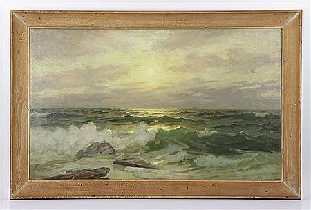 Sunlit seascape